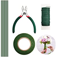 YLX Herramienta Florales- 4 Pz Herramientas Arreglo Floral Kit- Stem Tape- Estilo Alambre- Cortador de Alambre y Tijeras…